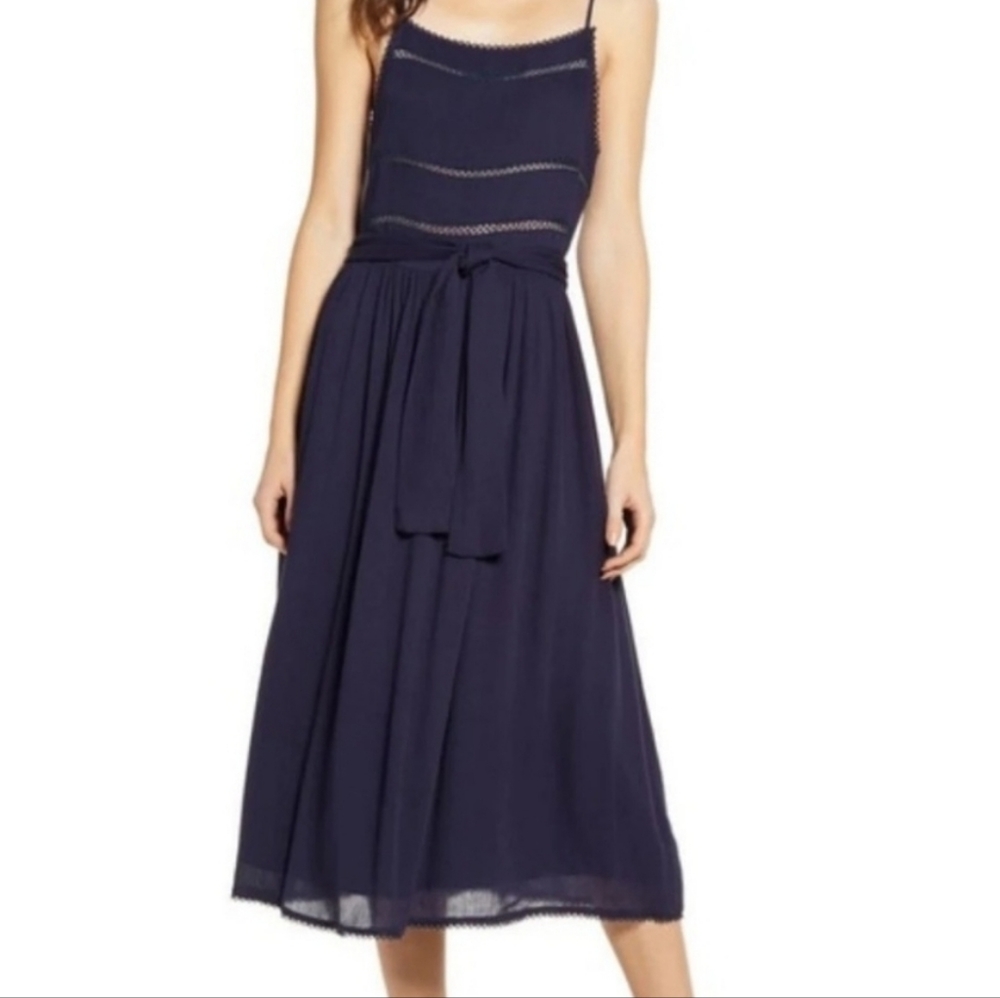 Bishop + Young Navy Dress